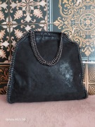 Czarna torebka shopperka