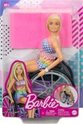 Barbie Fashionistas blondynka lalka made to move na wózku inwalidzkim HJT13