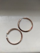 Fossil duże kółka kolczyki