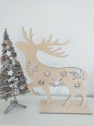 Duży Renifer Bożonarodzeniowy ozdoba wysoki 72cm