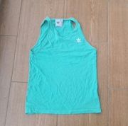 Koszulka bez rękawów Adidas Tank turkusowy rozmiar M