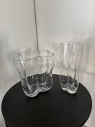 DUŻY WAZON SZKLANY H&M komplet