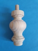nogi do mebla drewniane toczone do komody szafy regału 15cm