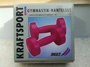 Zestaw hantli hantelek 2 x 1 kg hantle hantelki niemieckie Kraftsport