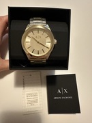 Armani Exchange męski złoty zegarek oryginalny w pudełku