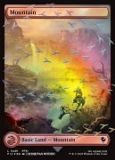 MTG Mountain *FULL ART* *CHOCOBO TRACK FOIL*