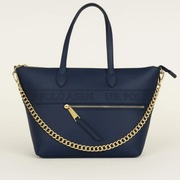 Nowa torba U.S. Polo Assn. granatowa z złotym łańcuchem shopper