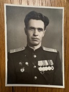 Foto podpułkownik SA Udovichenko S.I. Dwukrotny posiadacz KZ. 1954 (1106) 