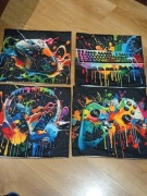 4 poszewki na poduszki 40x40, gamer 