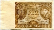 Polska 100 zł rok 1934 seria AL stan 2+