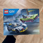 Nowe LEGO 60415 Lego city pościg radiowozu za muscle carem  