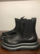 A.W.A.K.E. MODE ,czarne , skórzane botki nowe 40