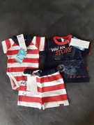 Zestaw body spodenki bluzeczka 56  62