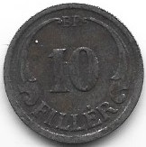 Węgry 10 filer 1940 Fe