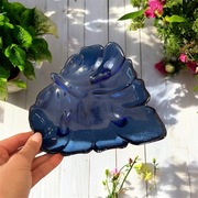 Kolekcjonerska miska misa patera owocarka kobaltowa niebieska szkło