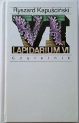 Lapidarium IV Ryszard Kapuściński Czytelnik NOWA