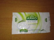 Stare puste opakowanie okładka Arko Extra Cream 2015 mydło w kostce