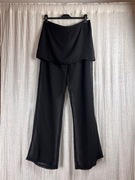 Szyfonowe spodnie ze spódniczką – H&M, rozmiar 40