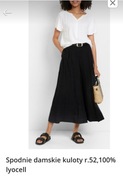 Spodnie damskie kuloty r.52,100% lyocell