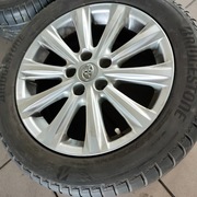 FELGI  ORYG. TOYOTA-ALU 17" Z OPONAMI LET.  BRIDGESTONE I CZUJNIK.