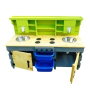 Kuchnia błotna duży plac zabaw dla dzieci z drewna