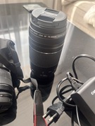 Aparat CANON EOS 2000D + Obiektyw 18-55mm + Obiektyw 75-300mm wraz torbą