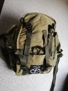 Plecak brezentowy mały, 2 boczne kieszenie, wys 40 cm. 