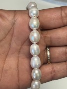 Naszyjnik Perły naturalne barokowe Duże Złocenie 18K Wysoka jakość