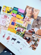 Zestaw rzeczy do scrapbookingu DIY Vintage 45 sztuk