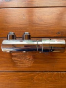 Zawór termostatyczny kątowy z głowicą Danfoss chrom vhx duo nowy