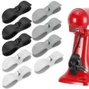 Uchwyt Organizer klips na kable przewody samoprzylepny 3 kolory zestaw 9szt