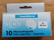 Kapsle do Monet LEUCHTTURM 43 mm, 10 sztuk