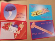 zestaw 4 unikatowe pocztówki walentynkowe wydanie twój weekend