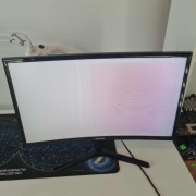 Monitor Samsung C24F396FHU problem z obrazem. Zasilacz OK