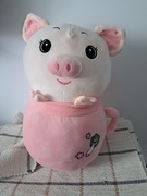 Świnka w kubku pluszak maskotka 40cm