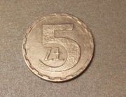5 złotych 1990 r. 