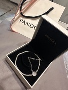 Bransoletka modułowa z charmsow zabezpieczającym 20cm Pandora 