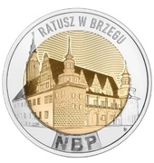 5 zł okolicznościowe Ratusz w Brzegu odkryj Polskę 2025