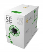 Kabel skrętka Solarix UTP kat.5e drut 305m