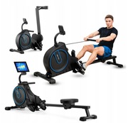 WIOŚLARZ MAGNETYCZNY DO ĆWICZEŃ DOMOWY SKŁADANY ERGOMETR WIOŚLARSKI GYMTEK