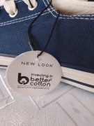 New Look Nowe Trampki - bawełna R 37 Dł wkładki 22,5cm 