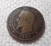Francja II Cesarstwo Napoleon III 10 centymów 1856 A Paryż KM# 777