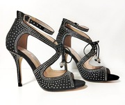 Miss KG (Kurt Geiger) szpilki czarne diamenciki r. 37 23,5 cm