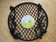 Bocianie gniazdo hamak huśtawka fotel wiszący pleciony czarny gardenstar 