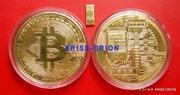 1 Bitcoin BTC  Moneta Kolekcjonerska - śr. 40mm + Prezent 