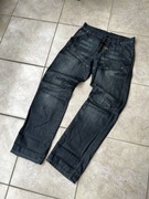 spodnie jeansowe gstar raw dżinsy szerokie unikat baggy