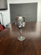 Kielich ozdobny z rycerzami