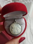 Przepiękny łańcuszek Jezus łańcuszek zawieszka Jesus stal nierdzewna cudo