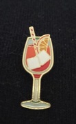 Przypinka pin button aperol spritz
