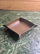 tacka SKÓRZANA, Valet Tray, akcesorium, tacka na drobiazgi, biżuterię itp